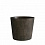 Кашпо Concretika Кратер D30 H24 Брезент грей
