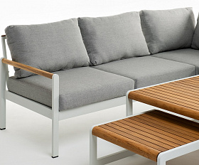 Лаунж зона из алюминия MAYA M белая Joygarden