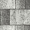 Тротуарная плитка Выбор Старый город Листопад 1Ф.8 Гранит 80 мм. Антрацит