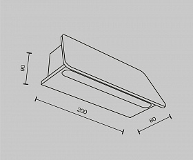 Настенный светильник (бра) Trupp Maytoni O429WL-L6GF3K цвет Графит