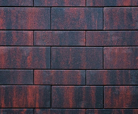 Тротуарная плитка Выбор Паркет мультиформатный Б.9.Псм.8 80 мм Листопад Клинкер