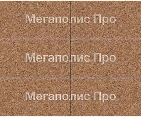 Тротуарная плита Фабрика Готика 600x300x80 мм Голд 17