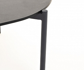 Диего журнальный стол из HPL 120х60 H40, каркас темно-серый (RAL7024), цвет серый гранит