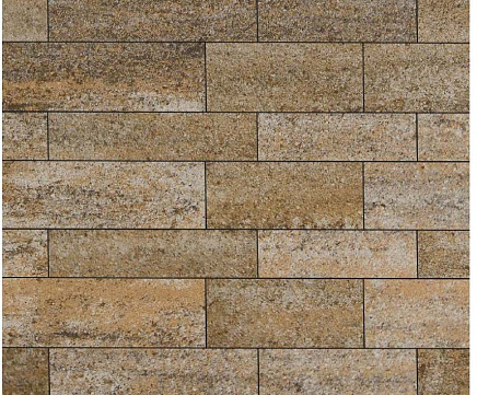 Тротуарная плитка Выбор Паркет мультиформатный Б.16.Псм.8 80 мм Искусственный камень Доломит