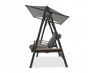 Качели Malmo Brafritid антрацит/серый, алюминий/тик