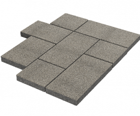 Тротуарная плитка Stellard Мозаика XL 60 мм Белый мрамор