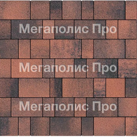 Тротуарная плитка Выбор Старый город Листопад А.1.Фсм.4 40 мм. Клинкер Гранит фото 3