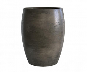 Кашпо Concretika Oval D30 H41 Brezent Grey