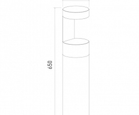 Уличный светильник Elektrostandard Nimbus IP54 35126/F серый