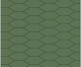 Тротуарная плитка Выбор Скошенный шестиугольник Б.1.ШГ.6 60 мм Стандарт Зеленый