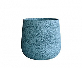 Кашпо Concretika Cone D24 H26 Erosia Blue