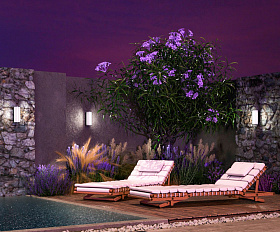 Настенный светильник (бра) Rock Maytoni O434WL-L12GF3K цвет Графит