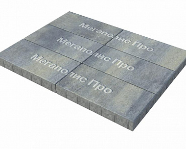 Тротуарная плитка Выбор Прямоугольник Б.5.П.10 600х300х100 мм Искусственный камень Габбро