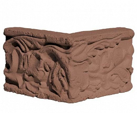 Карниз "Барокко" угловой, цвет Коричневый
