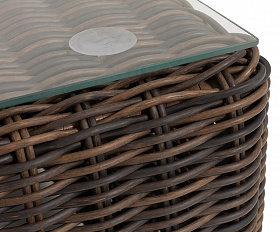 Капри журнальный столик плетеный, цвет коричневый