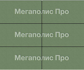 Тротуарная плитка Выбор Прямоугольник Б.5.П.10 600х300х100 мм Стандарт Зеленый