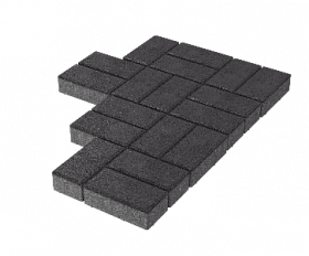 Брусчатка Stellard 200x100x80 мм Черный