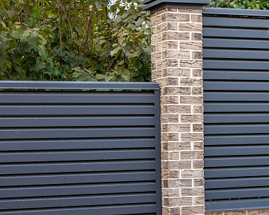 Планка декоративная (нащельник) Металлопрофиль Blackout NeoMatt 0,5 RAL7024