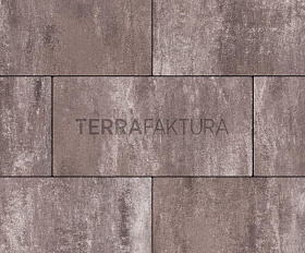 Тротуарная плитка Terrafaktura Урбан 600x300x80 мм Каменный кварцит