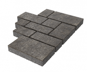 Тротуарная плитка Stellard Микс Сити 60 мм Гавана