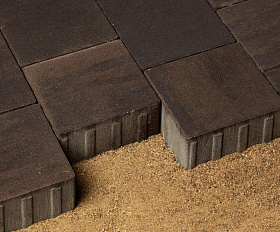 Тротуарная плитка 342 Механический завод Новый Город ColorMix 60мм Арабика