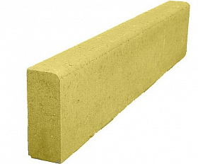 Бордюр тротуарный Лидер 40 1000х200х80 мм Полный прокрас Желтый