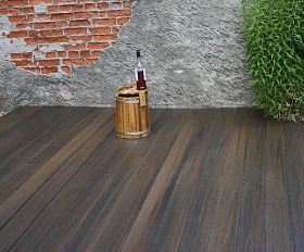 Террасная доска ПРАКТИК КОЭКСТРУЗИЯ Мультиколор 4000 или 3000х147х24 мм, цвет Каньон