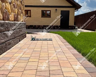 Тротуарная плитка Braer СТАРЫЙ ГОРОД ВЕЙМАР 60 мм Colormix Прайд