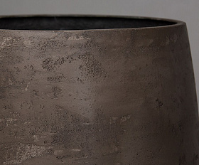 Кашпо Concretika Oval D30 H41 Taupe Concrete