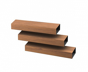 Ламель Металлопрофиль Rancho PrintArt LightWalNut (светлый орех)