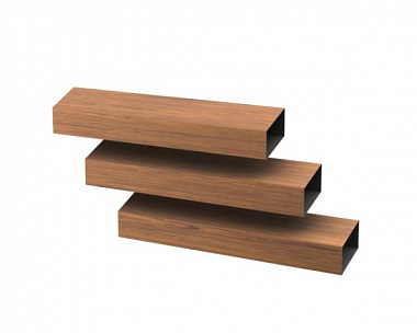 Ламель Металлопрофиль Rancho PrintArt LightWalNut (светлый орех)