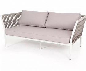 Диван двухместный Касабланка 4SIS из роупа (веревки), цвет бежевый