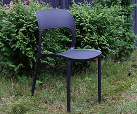 Обеденный стул Olly Royal Family из пластика, цвет черный