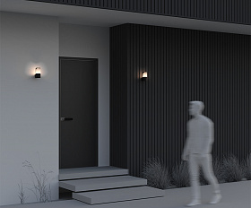 Настенный светильник (бра) Piccadilly Maytoni O016WL-01B цвет Черный