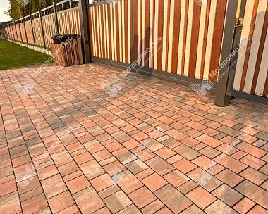 Тротуарная плитка Braer Старый Город Ландхаус 60 мм Colormix Койот
