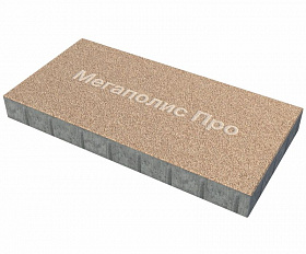 Тротуарная плита Фабрика Готика 600х400х80 мм Сильвер 17