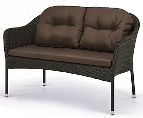 Плетеный диван S54A-W53 Brown