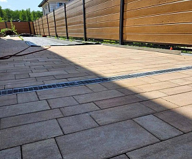 Тротуарная плитка Artstein Инсбрук Тироль 60 мм Color Mix Оливин