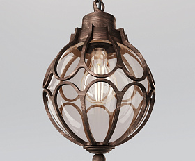 Подвесной светильник Via Maytoni O024PL-01G цвет Золото Антик