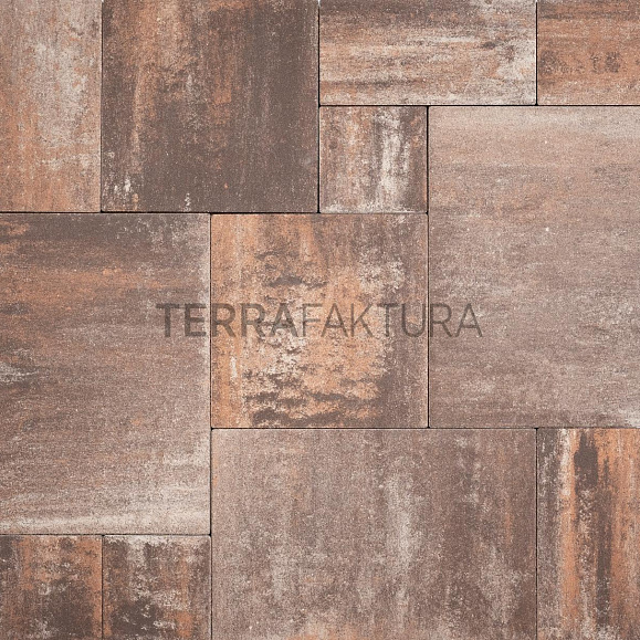 Тротуарная плитка Terrafaktura Ларго  60 мм Жженая глина фото 1