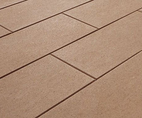 Плита Фабрика Готика 600х300х80 мм PROFI Бежевый на белом цементе