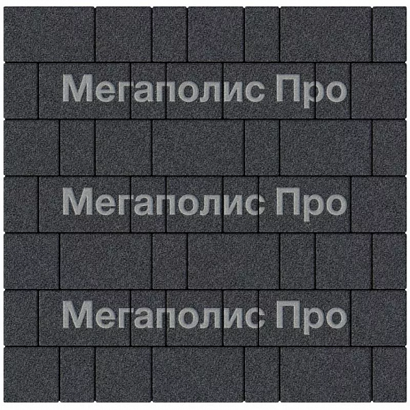 Тротуарная плитка Выбор Старый город А.1.Фсм.4 40 мм. Стоунмикс Черный фото 2