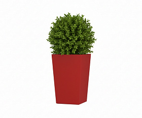 Кашпо Concretika Коник 40x40x70 Ред 3000