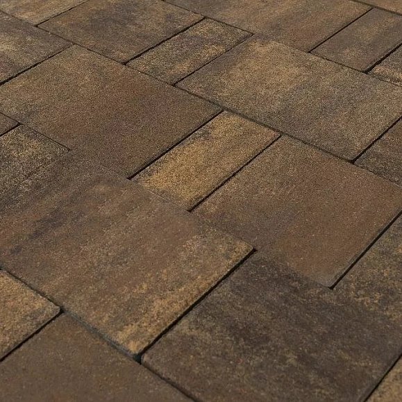 Тротуарная плитка Braer Старый Город Ландхаус 60 мм Colormix Каштан фото 3