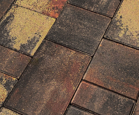 Тротуарная плитка Koldiz Ривьера 50 мм Оникс Желтый