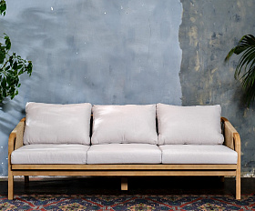 Диван из акации RIMINI 3-х местный Joygarden