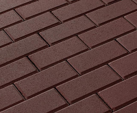 Брусчатка 342 механический завод Прямоугольник (кирпич) 200х100х40 мм Красный