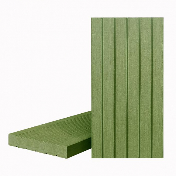 Террасная доска Террапол КЛАССИК полнотелая без паза 3000 или 2000х147х24 мм, цвет Олива фото 1
