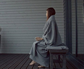 Скамья для костровой зоны SKM150 Concretika 150x35x45 см