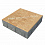 Тротуарные плиты Выбор Квадрум  В.1.К.10 300х300х100 мм Листопад Сахара